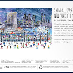 Galison Michael Storrings Snowfall Over New York City Jigsaw Puzzle (1000 Pieces)