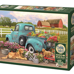 Cobble Hill Flower Truck Jigsaw Puzzle (1000 Pieces)