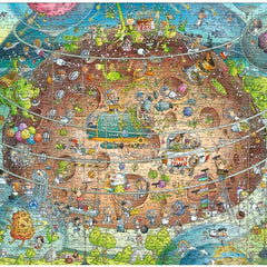 Heye Funky Zoo Cosmic Habitat, Degano Jigsaw Puzzle (1000 Pieces)