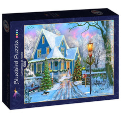 Bluebird Christmas at Home Jigsaw Puzzle (500 Pieces)