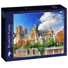 Bluebird Cathédrale Notre-Dame de Paris Jigsaw Puzzle (2000 Pieces)