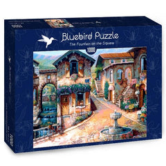 Bluebird The Fountain On The Square Jigsaw Puzzle (1000 Pieces)