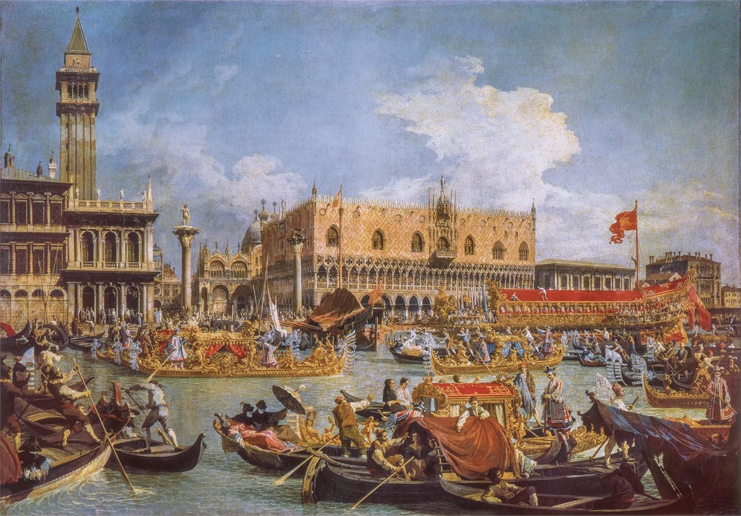 Clementoni Museum Bucentaurs Return To Venice, Canaletto Jigsaw Puzzle (1000 Pieces)