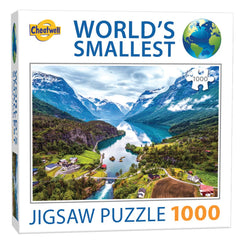 World's Smallest Jigsaw Puzzle - Norwegian Fjords (1000 Pieces)