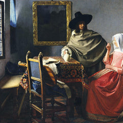 Bluebird Art Vermeer - The Glass of Wine Jigsaw Puzzle (1000 Pieces)