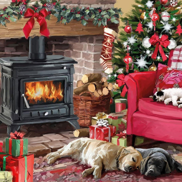 Otter House Fireside Snuggles Jigsaw Puzzle (1000 Pieces)
