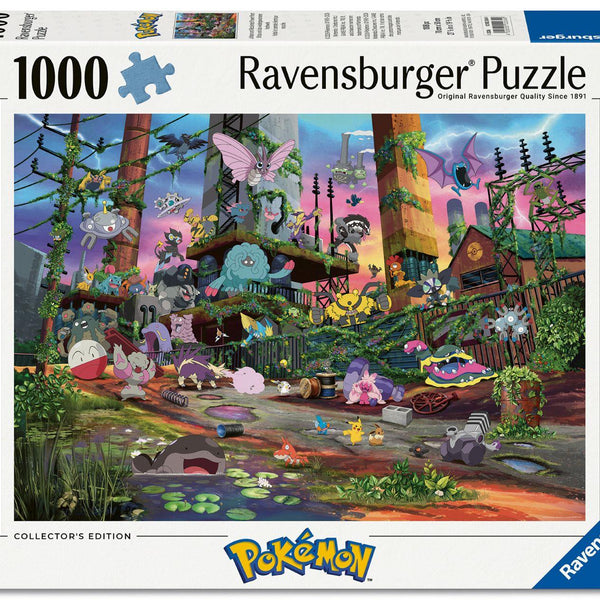 Ravensburger Pokemon Collectors Jolteon & Reclaimed Power Plant Jigsaw Puzzle (1000 Pieces)