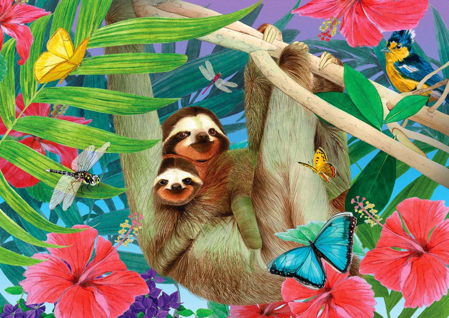 Enjoy Sweet Sloths Jigsaw Puzzle (1000 Pieces)