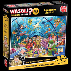 Wasgij Original 43 Aquarium Antics Jigsaw Puzzle (1000 Pieces)