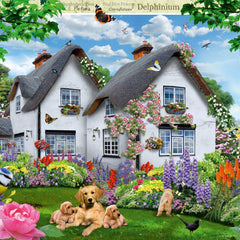 Ravensburger Happy Days No 10, Country Gardens Jigsaw Puzzles (4 x 500 Pieces)