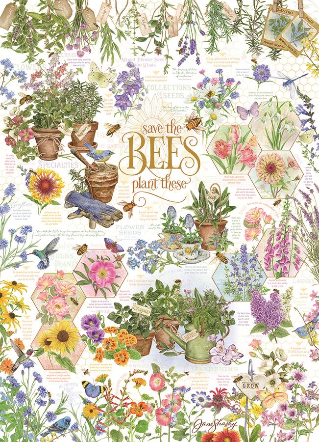 Cobble Hill Save The Bees Jigsaw Puzzle (1000 Pieces)