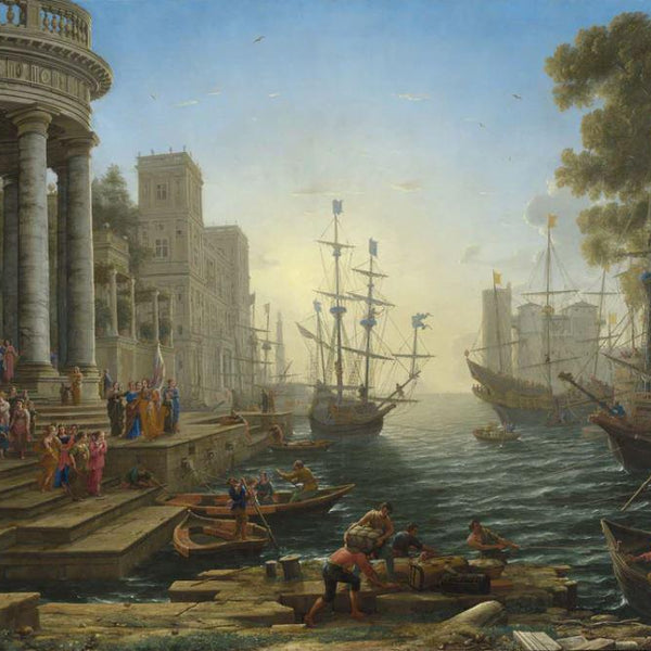 Seaport with the Embarkation of Saint Ursula - National Gallery Jigsaw Puzzle (1000 Pieces)