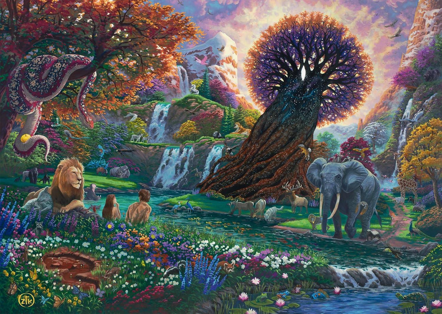 Schmidt Zac Kinkade The Garden of Eden Jigsaw Puzzle (1000 Pieces)