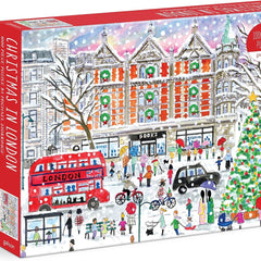 Galison Christmas in London, Michael Storrings Jigsaw Puzzle (1000 Pieces)