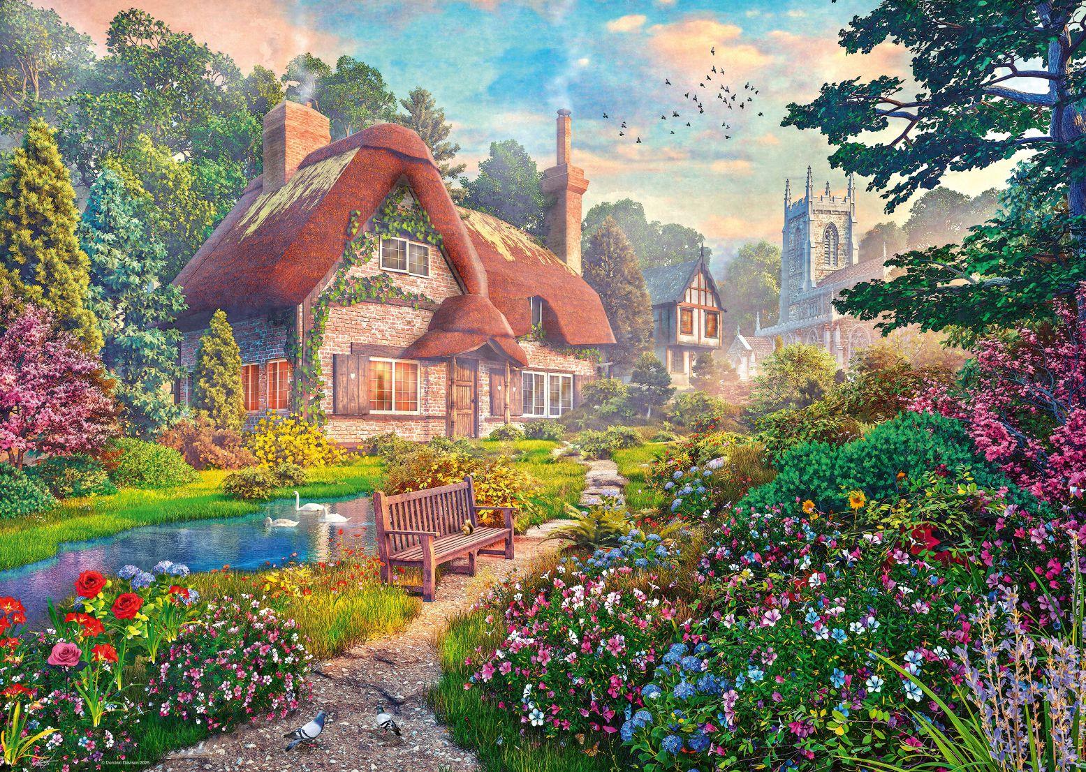 Ravensburger Oak Tree Cottage Jigsaw Puzzle (1000 Pieces)
