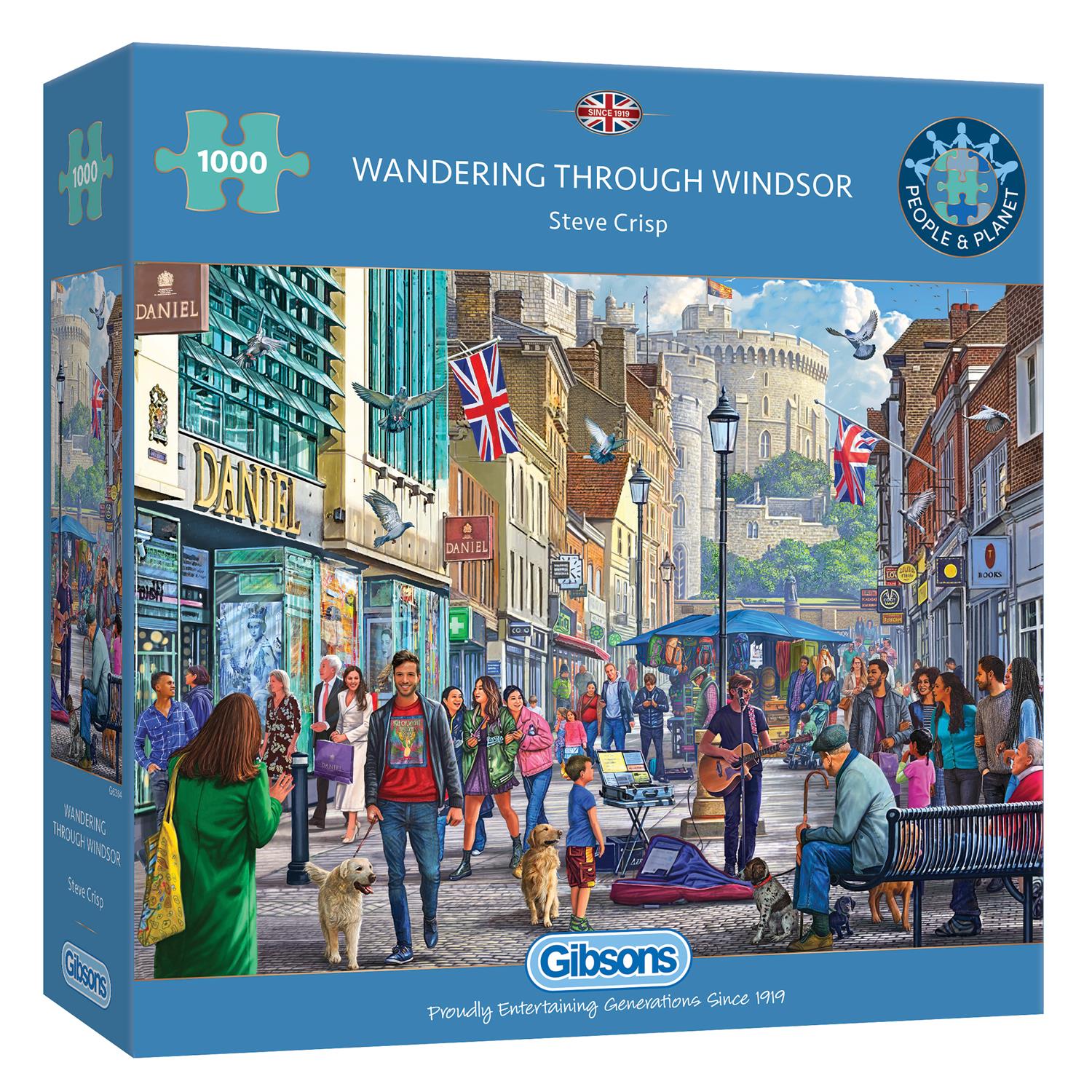 Gibsons Games Wandering Through Windsor Jigsaw Puzzle (1000 Pieces)