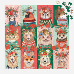 Galison Furry And Bright Jigsaw Puzzle (500 Pieces)