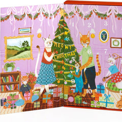 Galison Meowy Christmas Countdown 12 Days of Puzzles (500 Pieces)