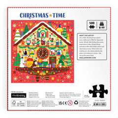 Galison Christmas Time Foil Jigsaw Puzzle (500 Pieces)