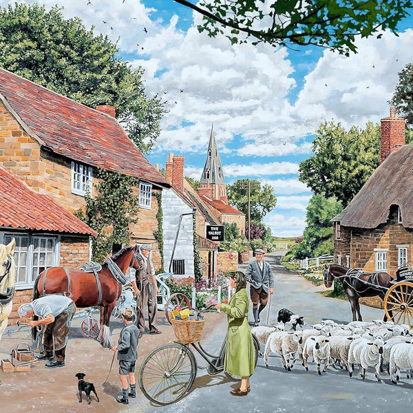 Ravensburger The Village Farrier Jigsaw Puzzle (1000 Pieces) DAMAGED  BOX