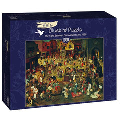 Bluebird Art Bruegel the Elder - The Fight Between Carnival And Lent, Jigsaw Puzzle (1000 Pieces)