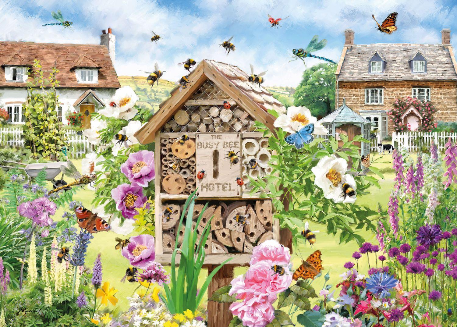 Otter House Busy Bee Hotel Jigsaw Puzzle (1000 Pieces)
