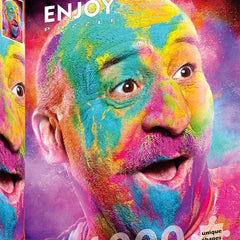 Enjoy Bald Man Laughing Jigsaw Puzzle (1000 Pieces)
