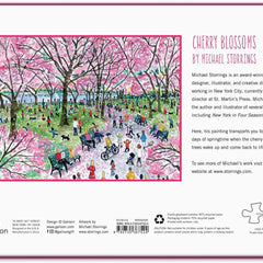 Galison Cherry Blossoms, Michael Storrings Jigsaw Puzzle (1000 Pieces) - DAMAGED BOX