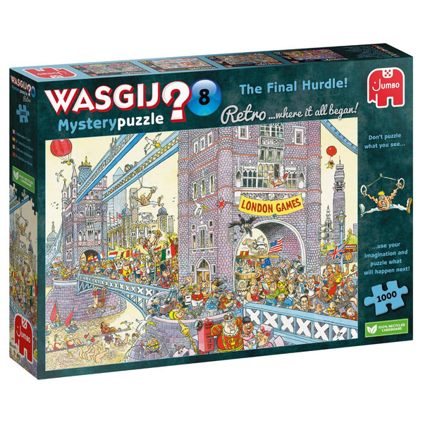 Wasgij Retro Mystery 8 The Final Hurdle! Jigsaw Puzzle (1000 Pieces)