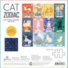 Galison Cat Zodiac Jigsaw Puzzle (500 Pieces)