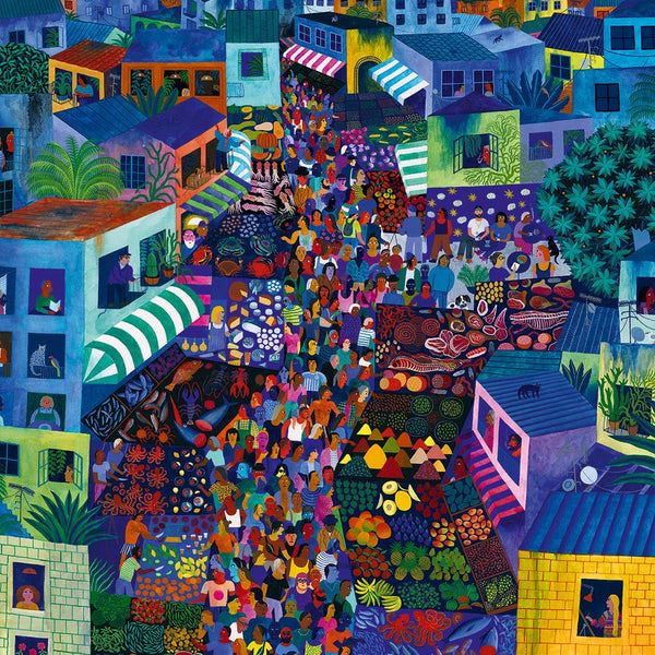 Pieces & Peace Marché Ballaro Jigsaw Puzzle (500 Pieces)
