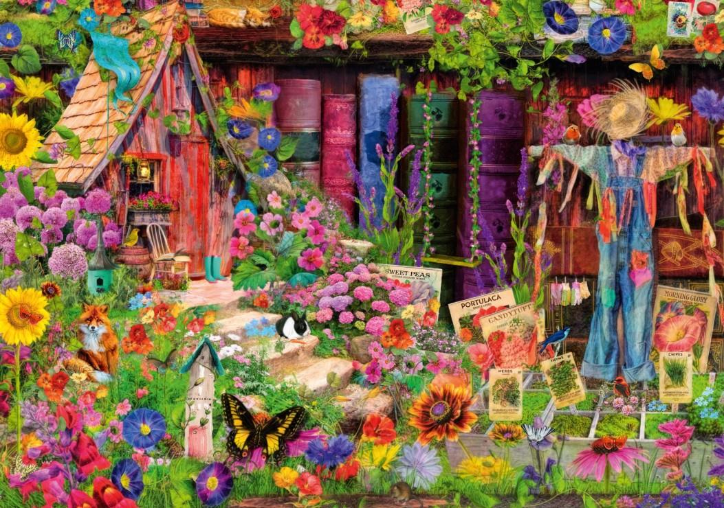 Bluebird The Scarecrow's Garden Jigsaw Puzzle (2000 Pieces)