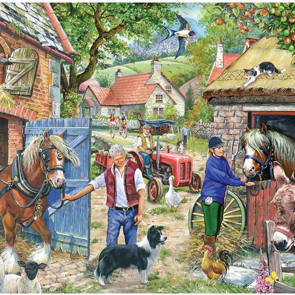 House of Puzzles Appletree Lane Jigsaw Puzzle (Big 500 XL Pieces)