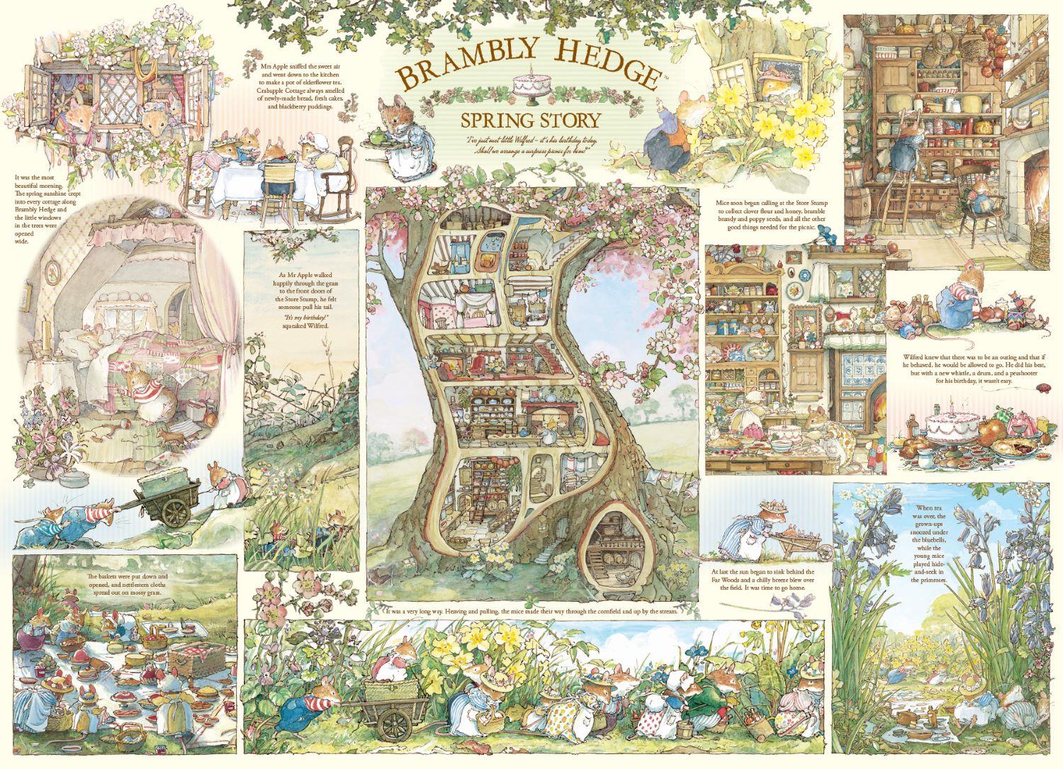 Cobble Hill Brambly Hedge Spring Story Jigsaw Puzzle (1000 Pieces)