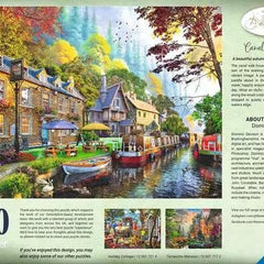 Ravensburger Down the Lane No.6 Canal Side Lane Jigsaw Puzzle (1000 Pieces)