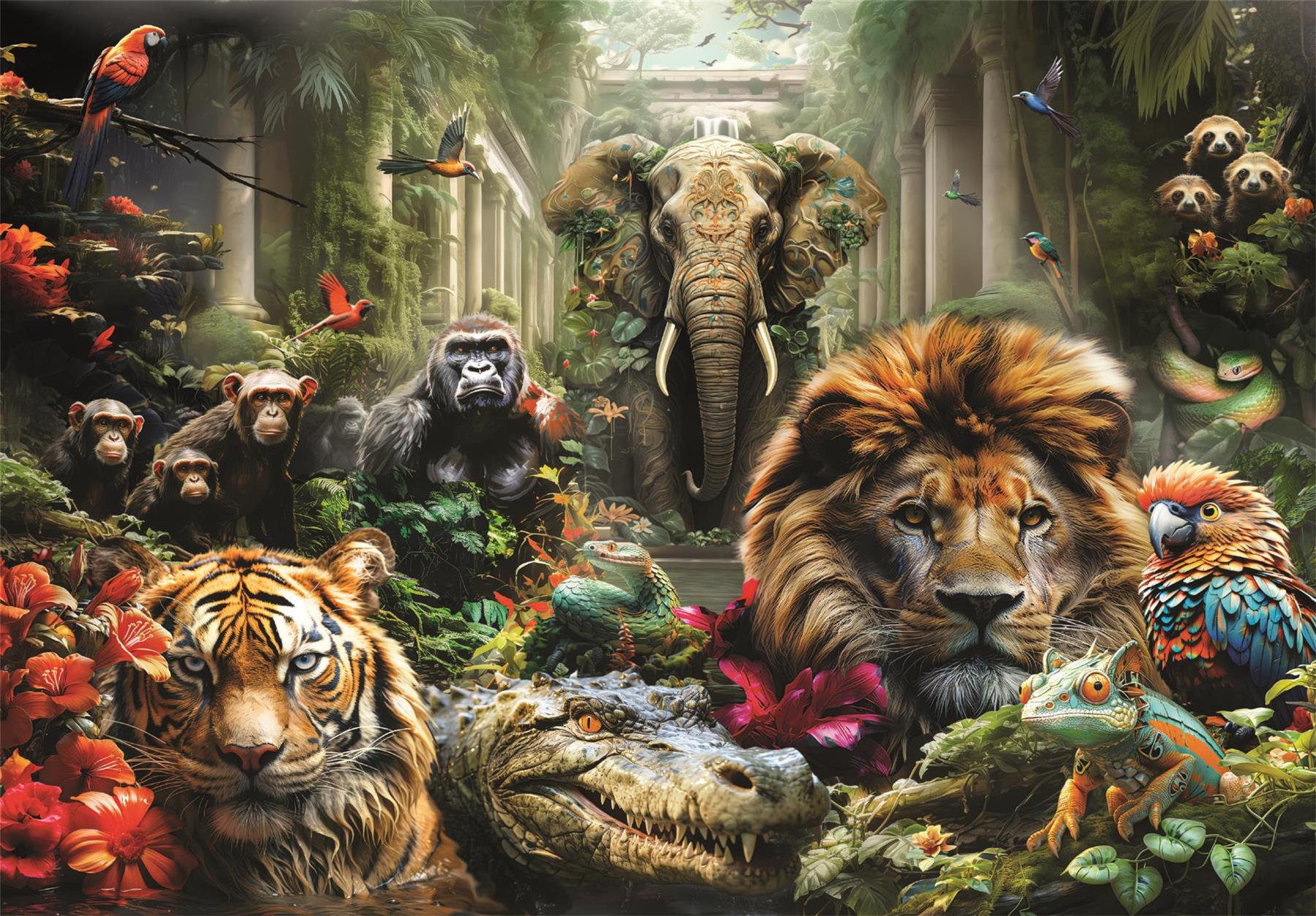 Clementoni Mystic Jungle Jigsaw Puzzle (1000 Pieces)