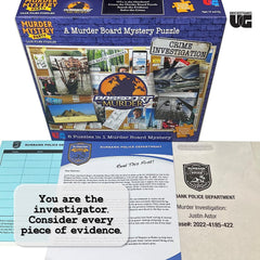 Passport to Murder, Murder Board Mystery Puzzle