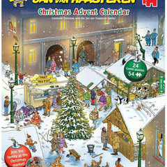 Jan Van Haasteren Christmas Advent Calendar 2026 Jigsaw Puzzle (24 x 54 Pieces)