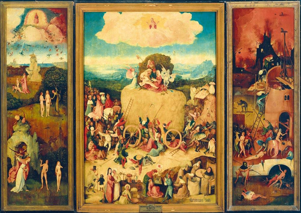 Bluebird Art Bosch - The Haywain Triptych Jigsaw Puzzle (1000 Pieces)