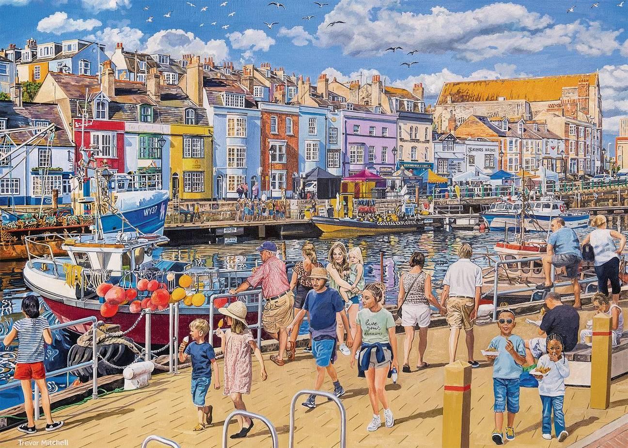 Falcon Weymouth Harbour Jigsaw Puzzle (1000 Pieces) JUNE