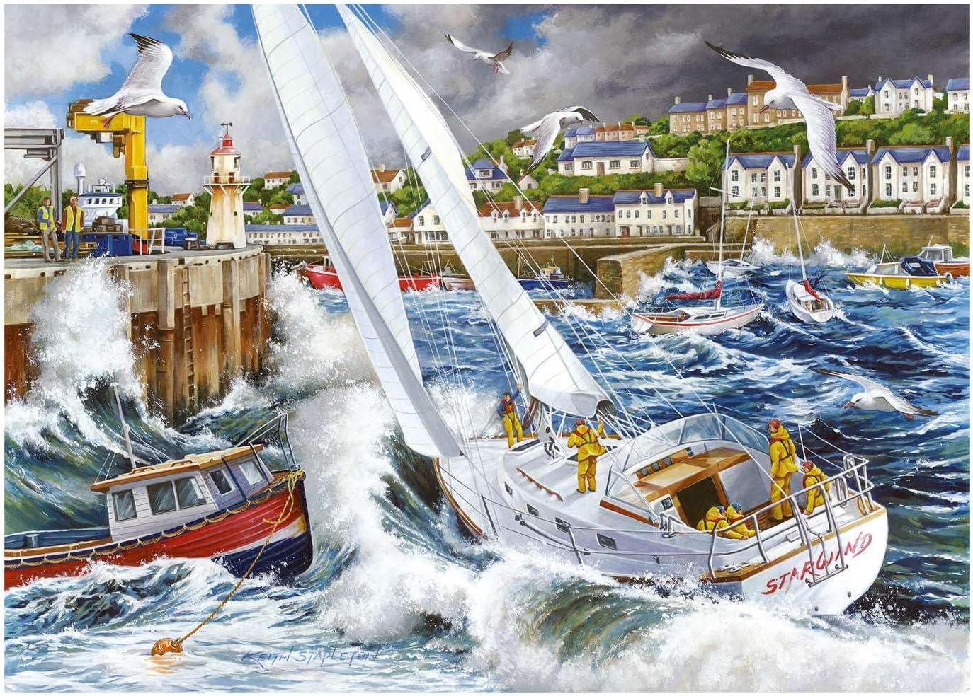 House of Puzzles Storm Chased Jigsaw Puzzle (500 Pieces)