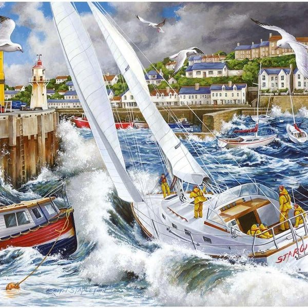 House of Puzzles Storm Chased Jigsaw Puzzle (500 Pieces)