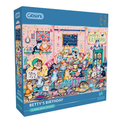 Gibsons Betty's Birthday Jigsaw Puzzle (1000 Pieces) DAMAGED BOX
