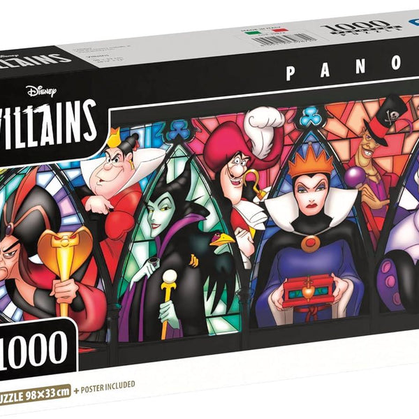 Clementoni Disney Villains Panorama Jigsaw Puzzle (1000 Pieces)