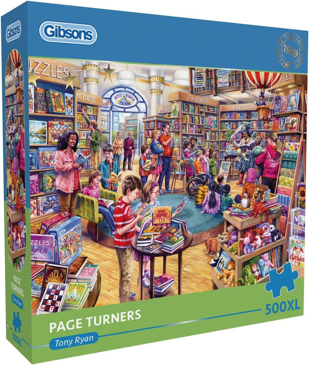 Gibsons Page Turners Jigsaw Puzzle (500 XL Pieces)