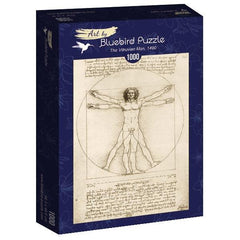 Bluebird Art Da Vinci - The Vitruvian Man 1490 Jigsaw Puzzle (1000 Pieces)