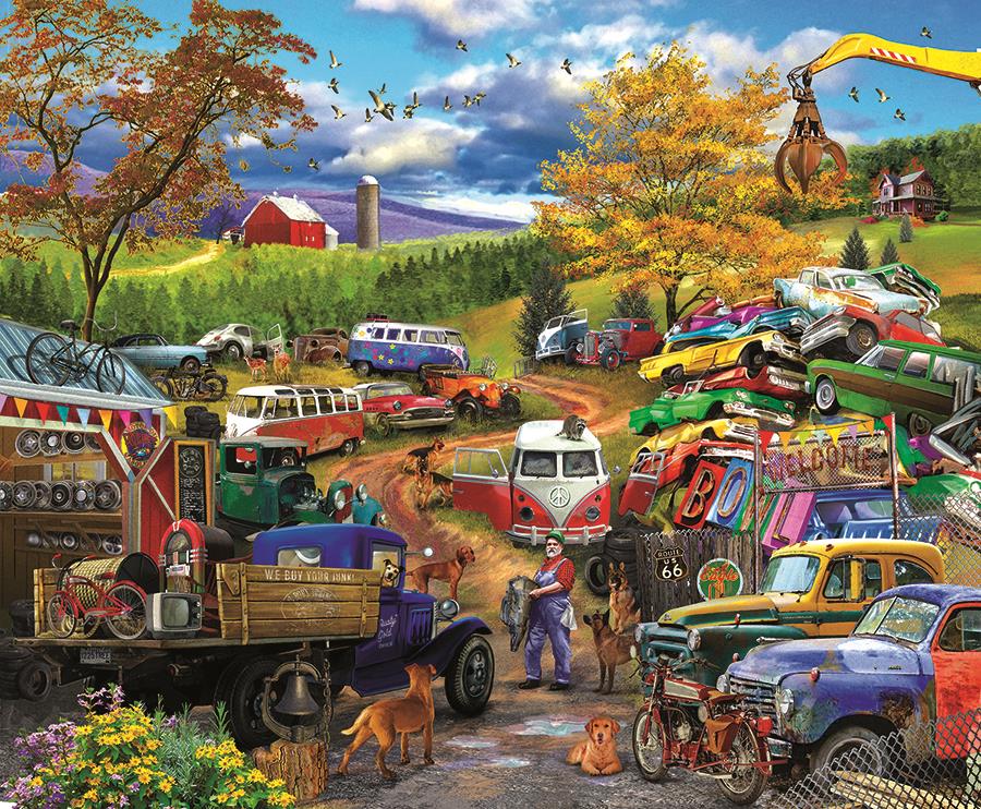 Sunsout Junkyard Tour Jigsaw Puzzle (1000 Pieces)