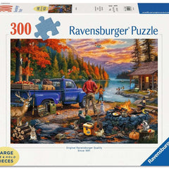 Ravensburger Sunset Lake Jigsaw Puzzle (300 XL Extra Large Pieces) DAMAGED BOX