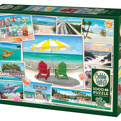 Cobble Hill Happy Place Jigsaw Puzzle (1000 Pieces)