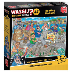 Wasgij Original 47 Boating Bedlam! Jigsaw Puzzle (1000 Pieces)  DAMAGED BOX NOT SEALED